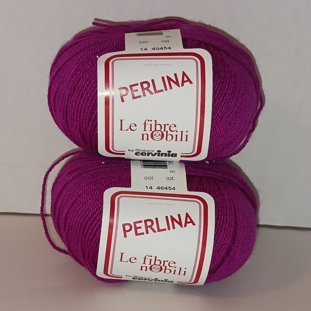 Perlina by Flatura Cervinia Yarn 2 Skeins NWT